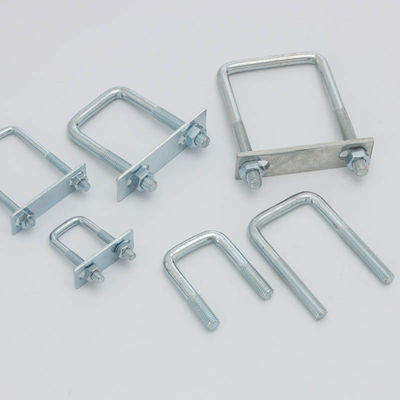 M12 U-shaped Square Clamp Right Angle U-shaped Bolt Square Tube Clamp